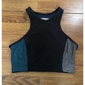 Outdoor Voices Tetra Athena Crop color block top size S